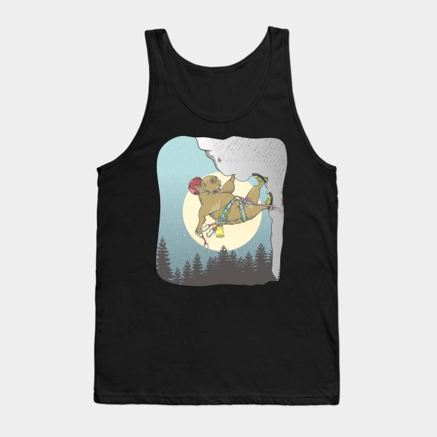 Capybara rock climbing Tank Top by mailboxdisco